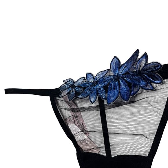 Victoria's Secret Ziggy Glam Floral Embroidery Flyaway Babydoll Set Size XXL - Picture 3 of 7